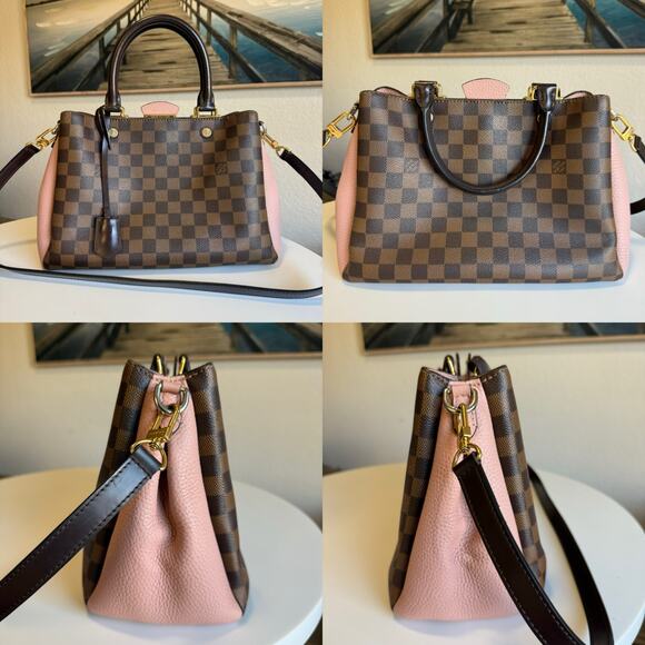 💎✨SUPER RARE✨💎 Authentic Louis Vuitton  Brittany Damier Ebene Bag - Picture 6 of 10